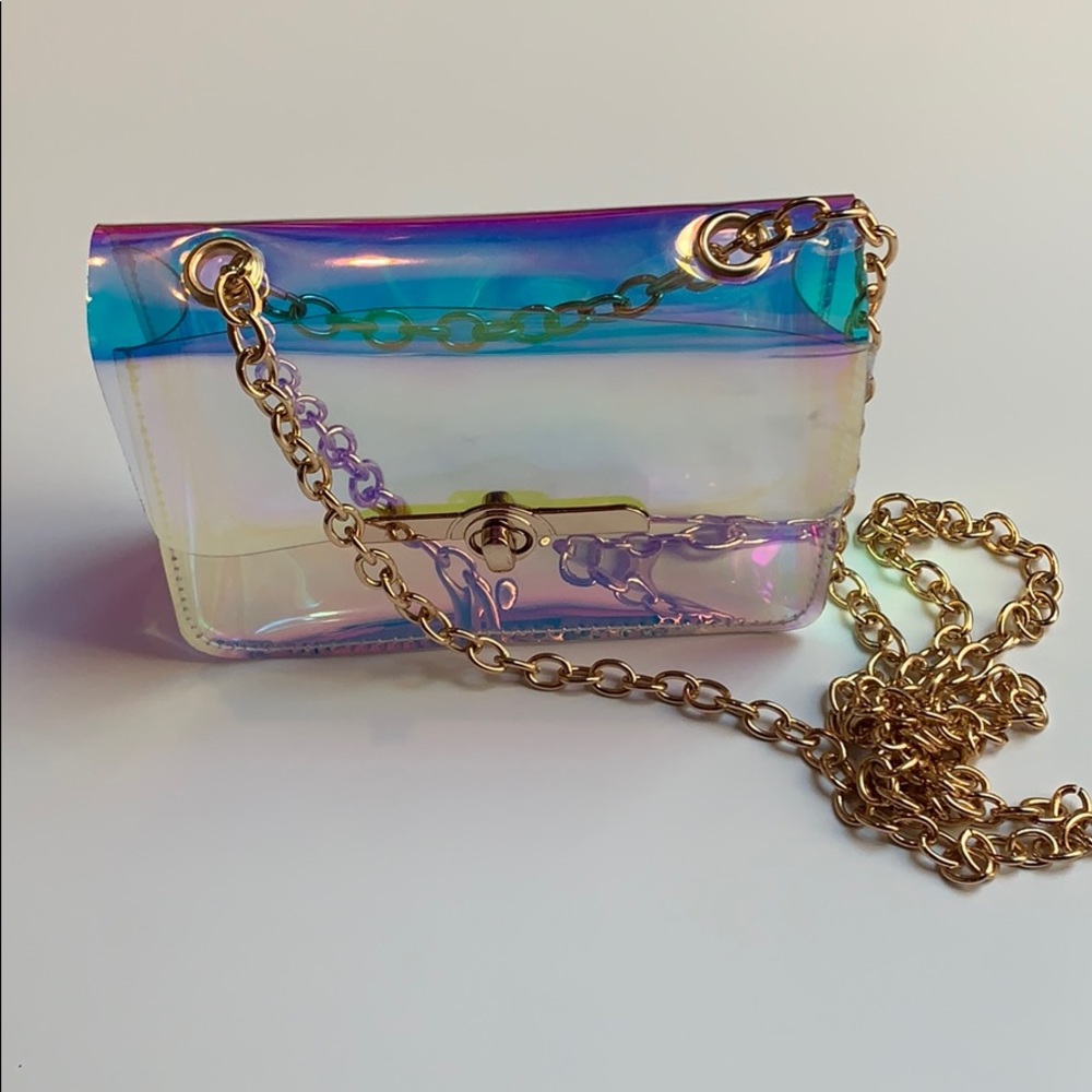 Transparent Hologram Crossbody